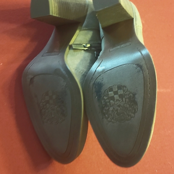 Vince Caputo Womens tan suede/leather boot - Picture 4 of 4